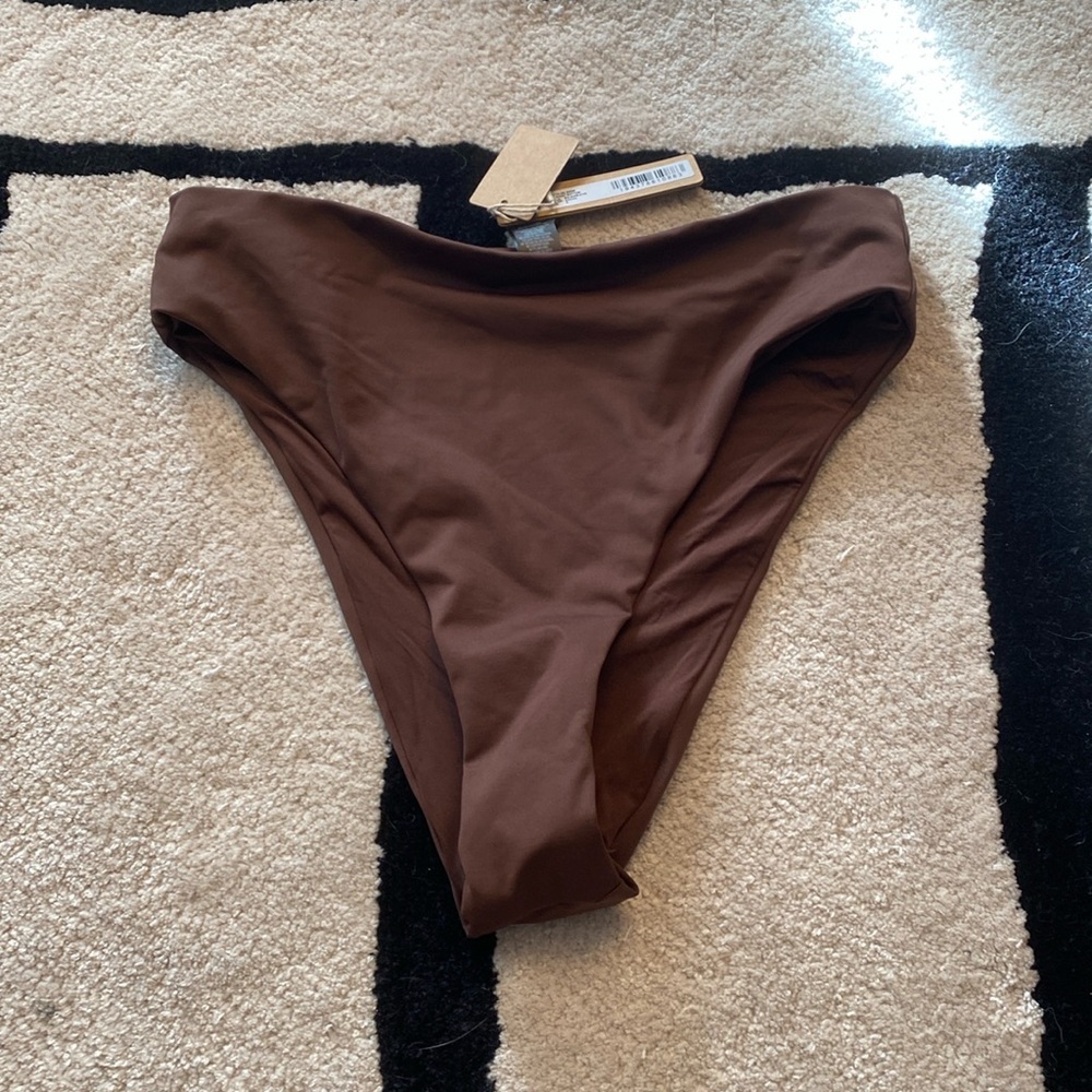 NWT! SKIMS Recycled Swim Mid Waist Bottom